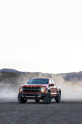 2021 Ford F-150 Raptor phone wallpaper thumbnail.