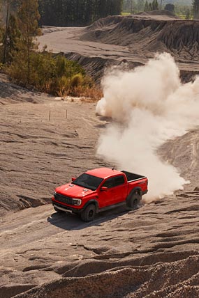 2023 Ford Ranger Raptor phone wallpaper thumbnail.