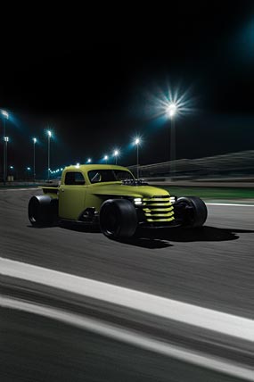 1948 Ringbrothers Chevrolet Super Truck Enyo phone wallpaper thumbnail.