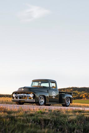 1956 Ringbrothers Ford F-100 Clem 101 phone wallpaper thumbnail.