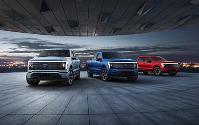 2022 Ford F-150 Lightning wallpaper thumbnail.