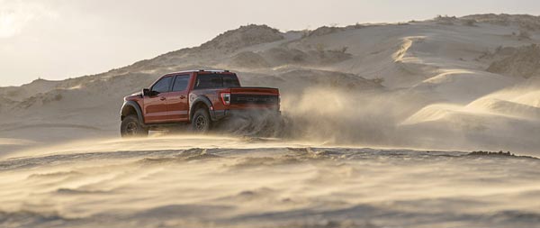 2021 Ford F-150 Raptor super ultrawide wallpaper thumbnail.