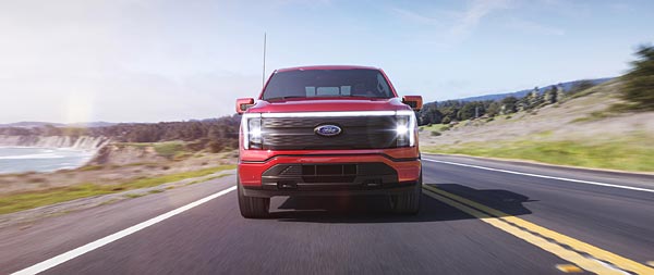 2022 Ford F-150 Lightning super ultrawide wallpaper thumbnail.