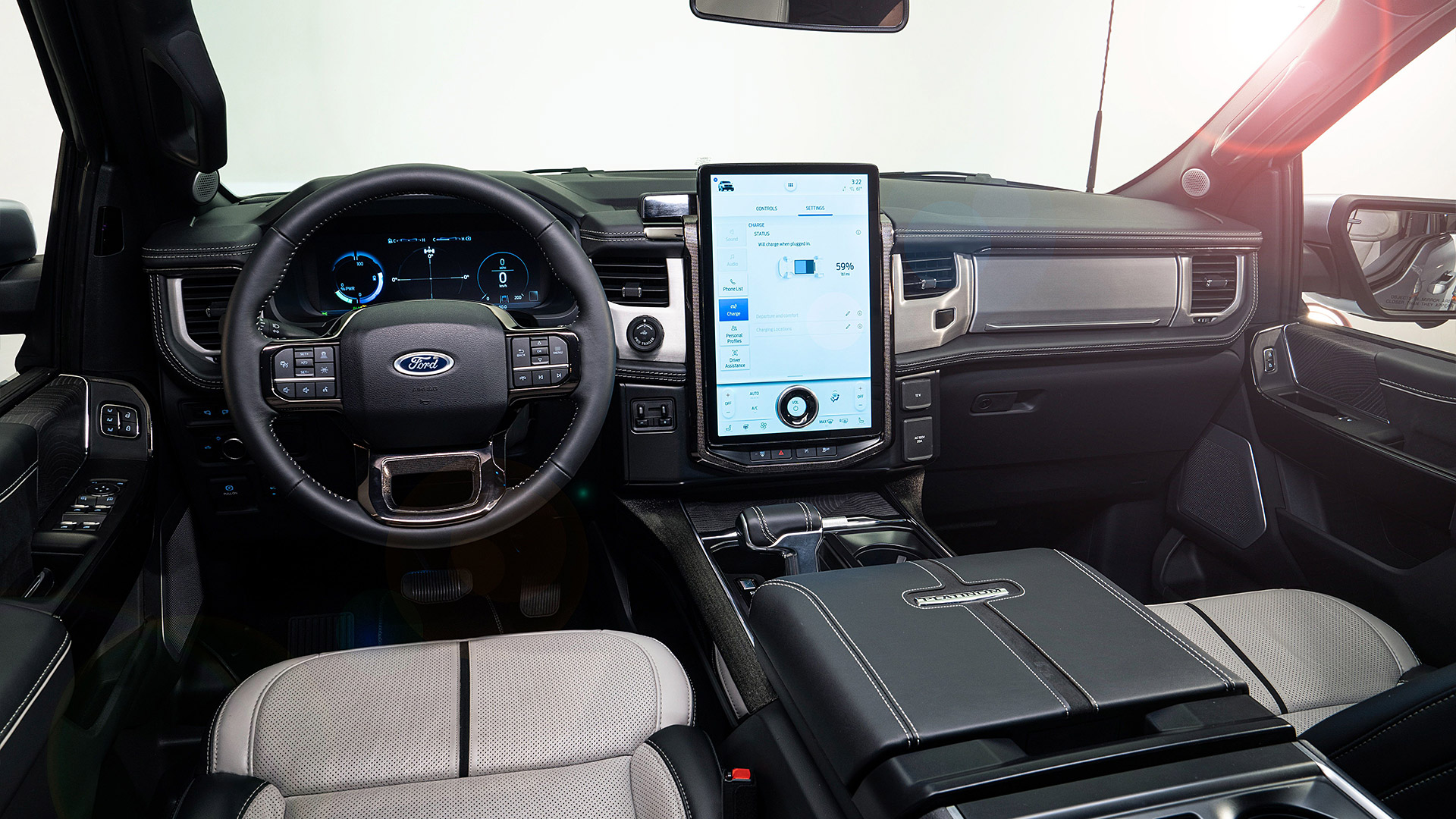 2022 Ford F-150 Lightning Wallpaper.