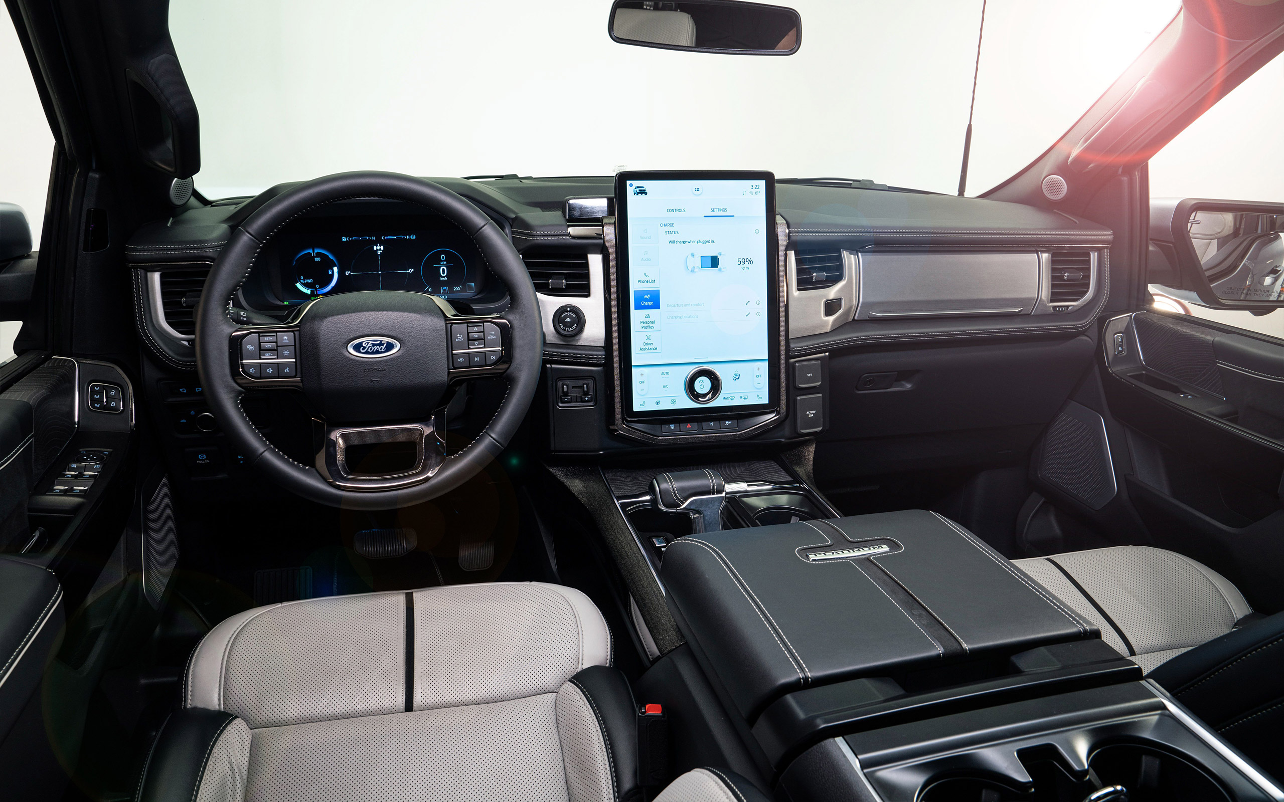 2022 Ford F-150 Lightning Wallpaper.