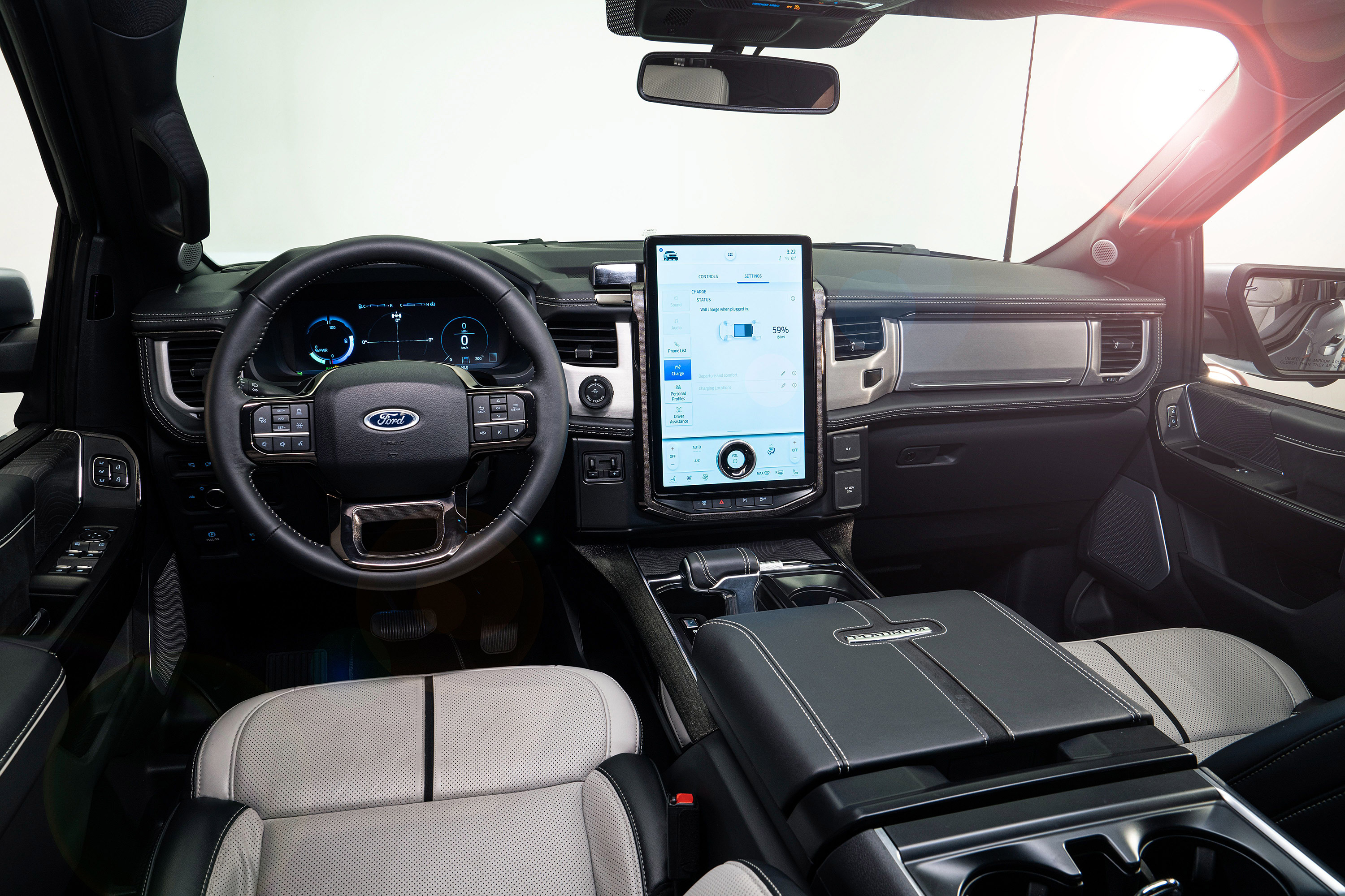 2022 Ford F-150 Lightning Wallpaper.